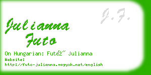 julianna futo business card